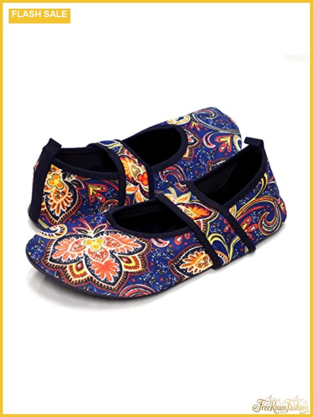 Futsole Foldable Ballet Flats Soft-Sided Shoes for Yoga Travel Dance
